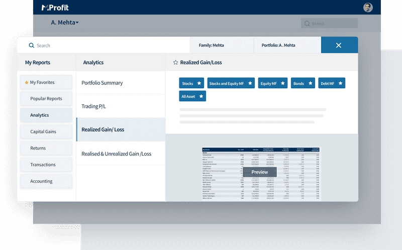 Get advanced insights with MProfit Reports